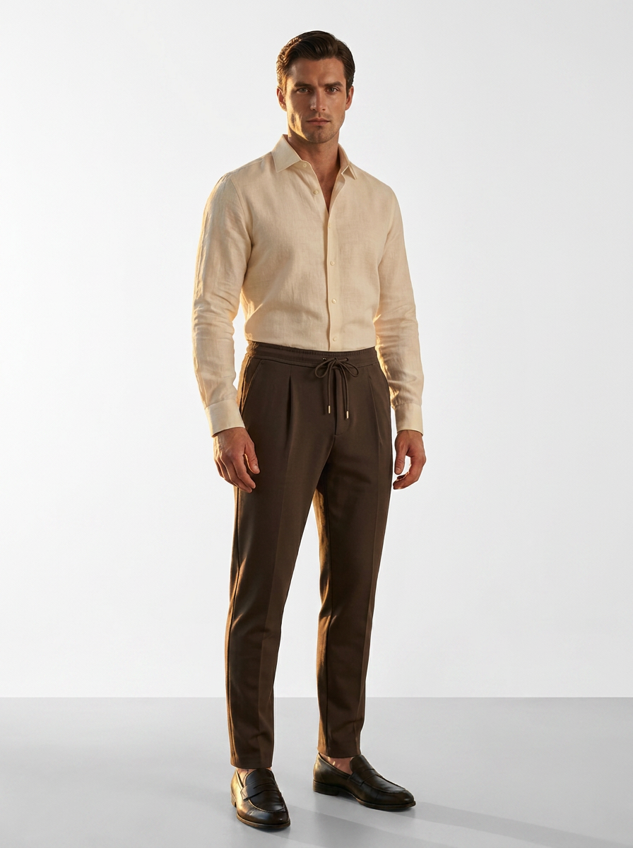 The Tailored Trouser Nous Noir — kreukvrij, getailleerd, tijdloos